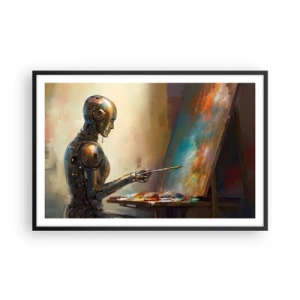 Plagát v čiernom ráme - Umenie budúcnosti - 91x61 cm