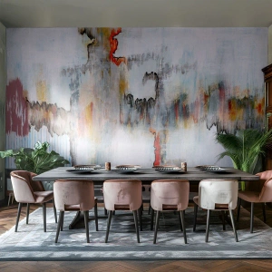 Fototapeta Premium Sand - Paličkou po vode - Abstrakcia, Kus, Moderný vzor - 200x140 cm