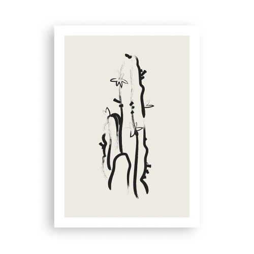 Plagát - Kvitnúca bylina - 50x70 cm