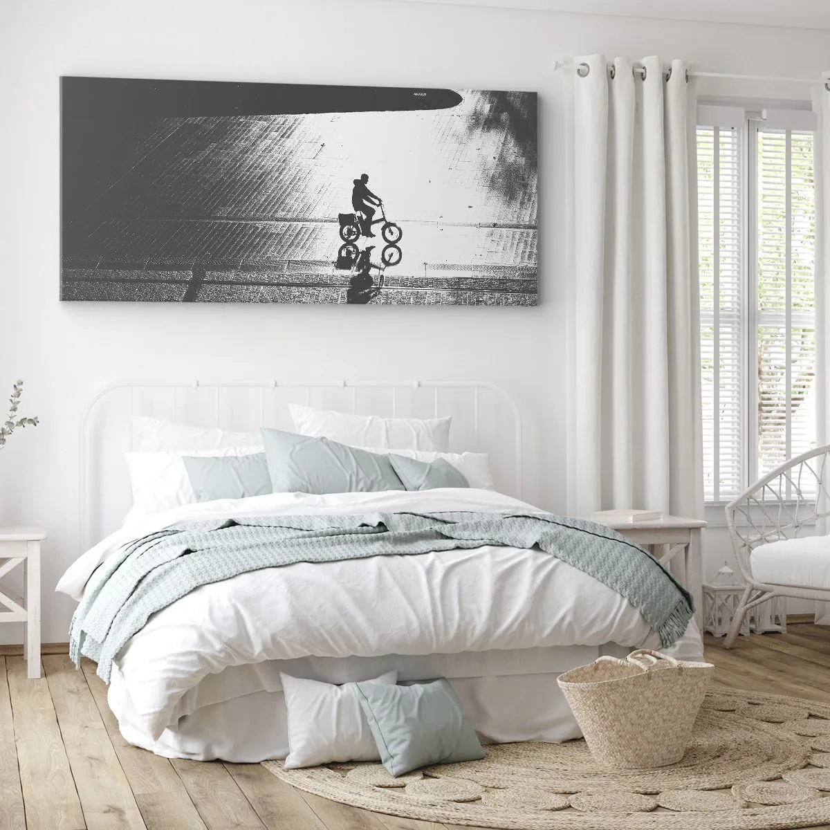 Obraz na plátne - Dopredu, cez mesto - 120x50 cm