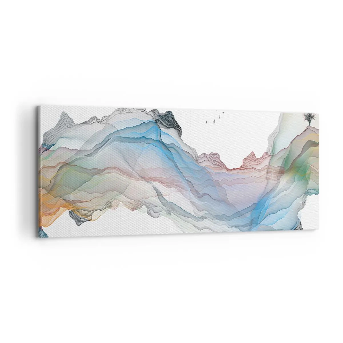 Obraz na plátne - Ku krištáľovým horám - 100x40 cm