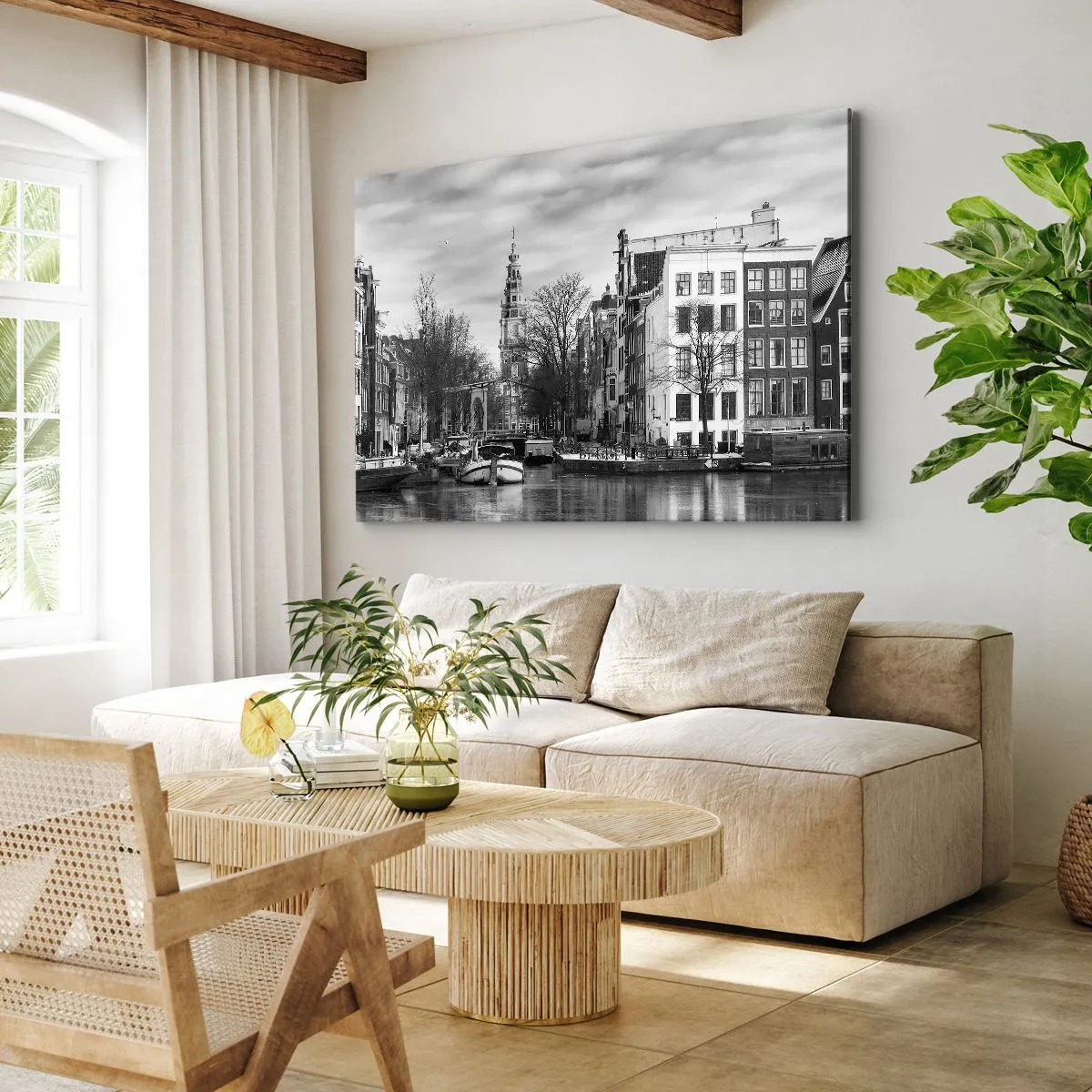 Obraz na plátne - Amsterdamské vibrácie - 100x70 cm