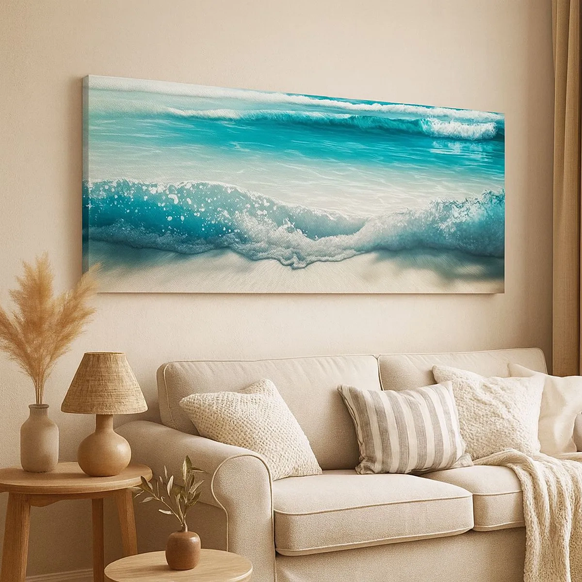 Obraz na plátne - Kľud oceánu - 100x40 cm