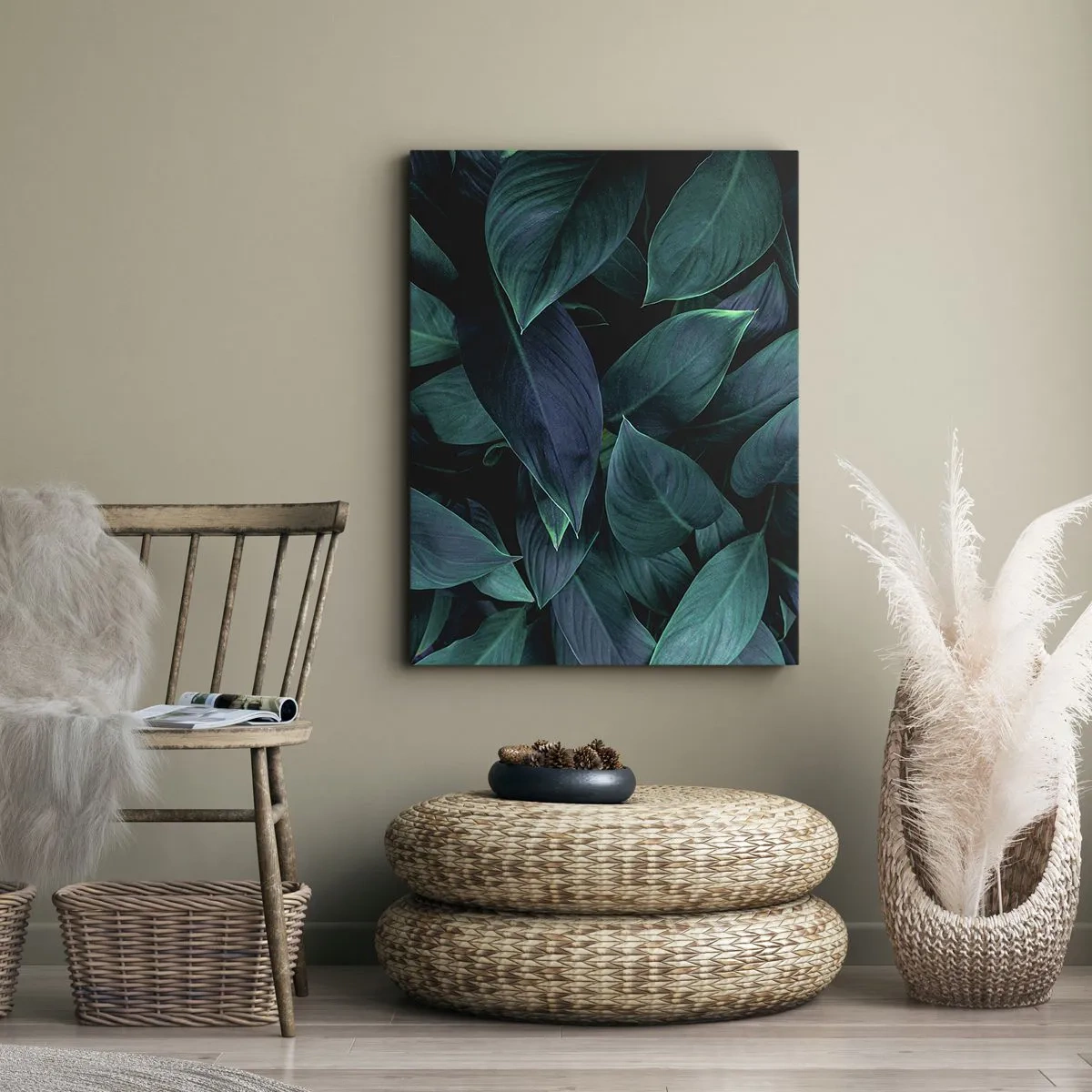 Obraz na plátne - Zeleň sama o sebe - 50x70 cm
