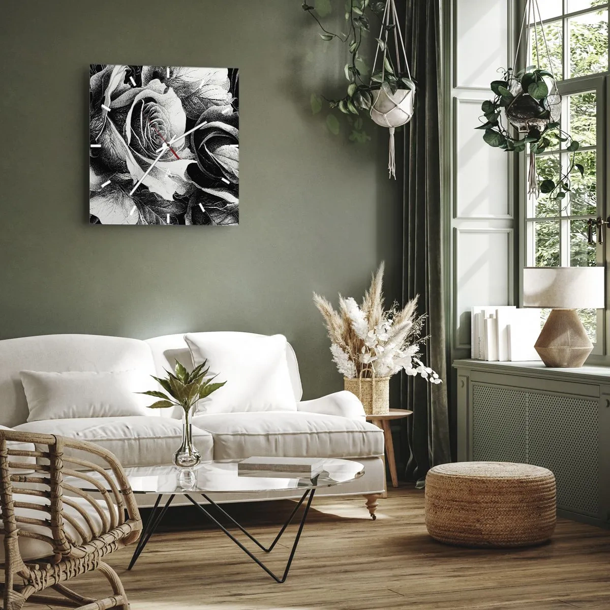 Nástenné hodiny - Navždy kráľovná - 40x40 cm