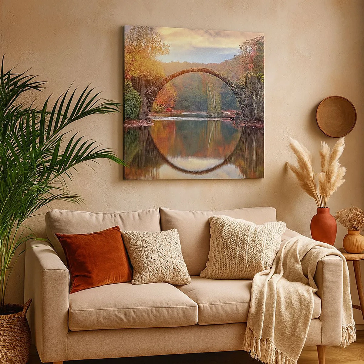 Obraz na plátne - Za zrkadlom - 30x30 cm