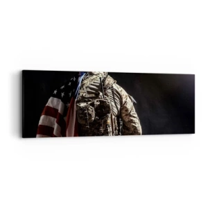 Obraz na plátne - Práve preto - 90x30 cm