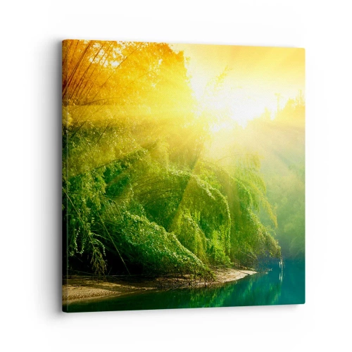 Obraz na plátne - Utopiť sa v slnku a v tieni - 30x30 cm