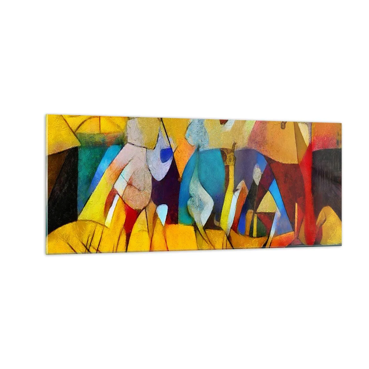Obraz na skle - Slnko - život - radosť - 100x40 cm