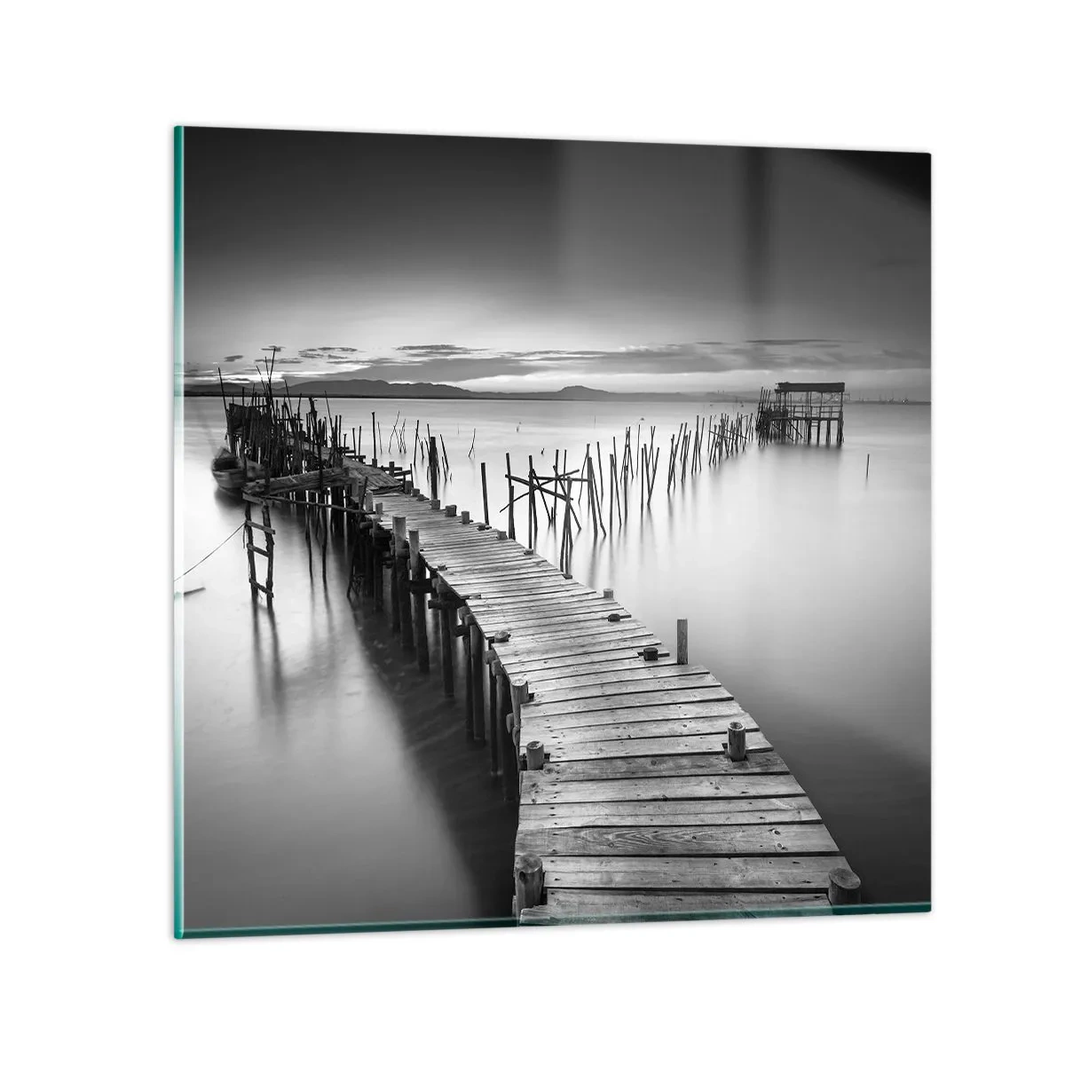 Obraz na skle - Pokoj zabudnutého brehu - 60x60 cm