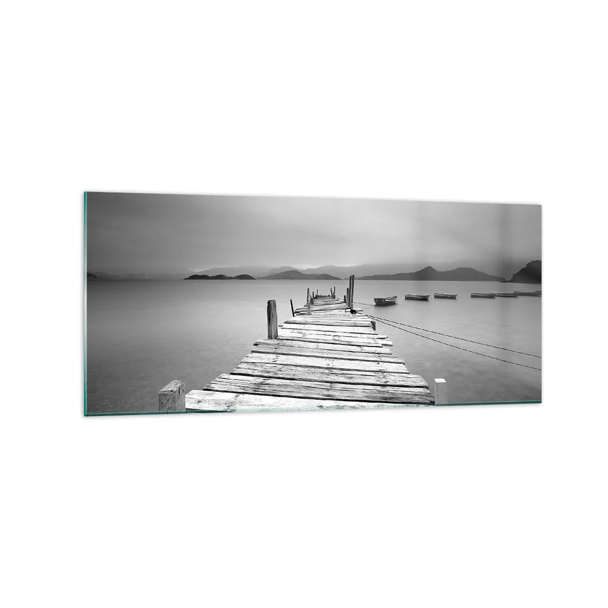 Obraz na skle - Za horami, za morom  - 120x50 cm