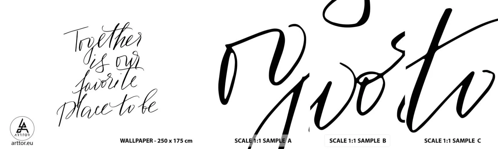 Vzorka samolepiacej fototapety Deluxe Sticker - Cítite to tiež? - Typografia, Afirmácia, Maxim - 100x30 cm