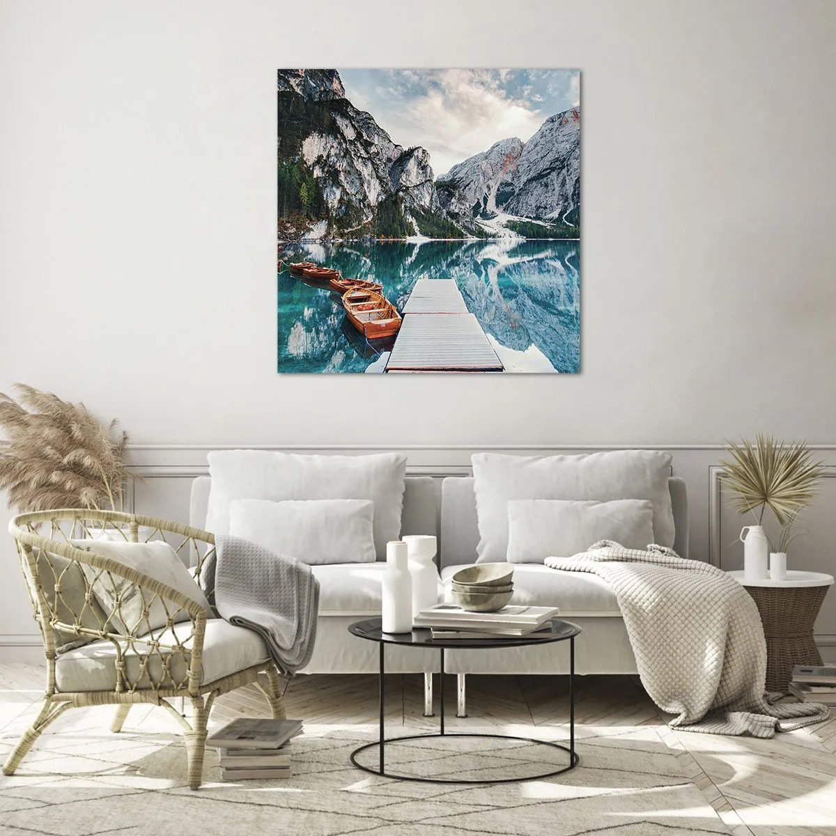 Obraz na skle - Ukážeme vám krásu - 40x40 cm