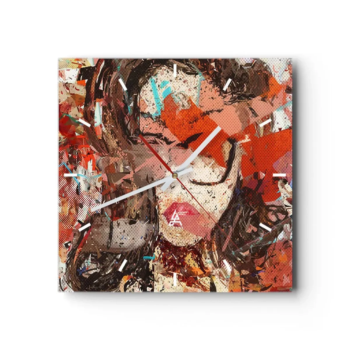Nástenné hodiny - Aká si skutočne nikto nevie - 30x30 cm