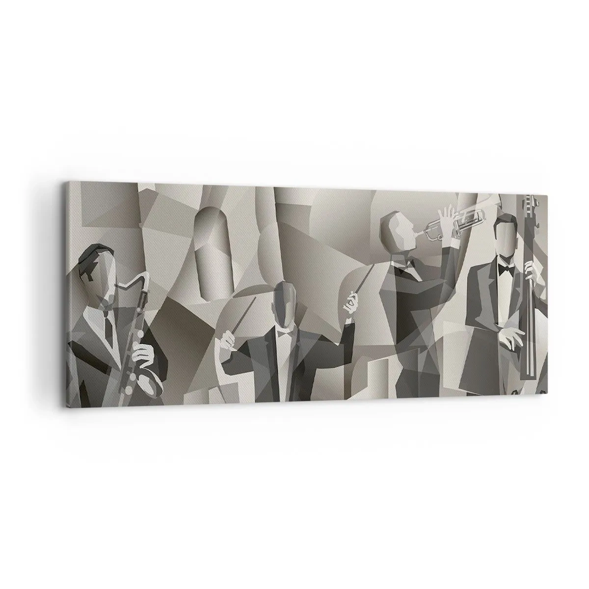 Obraz na plátne - V priestore zvukov - 120x50 cm