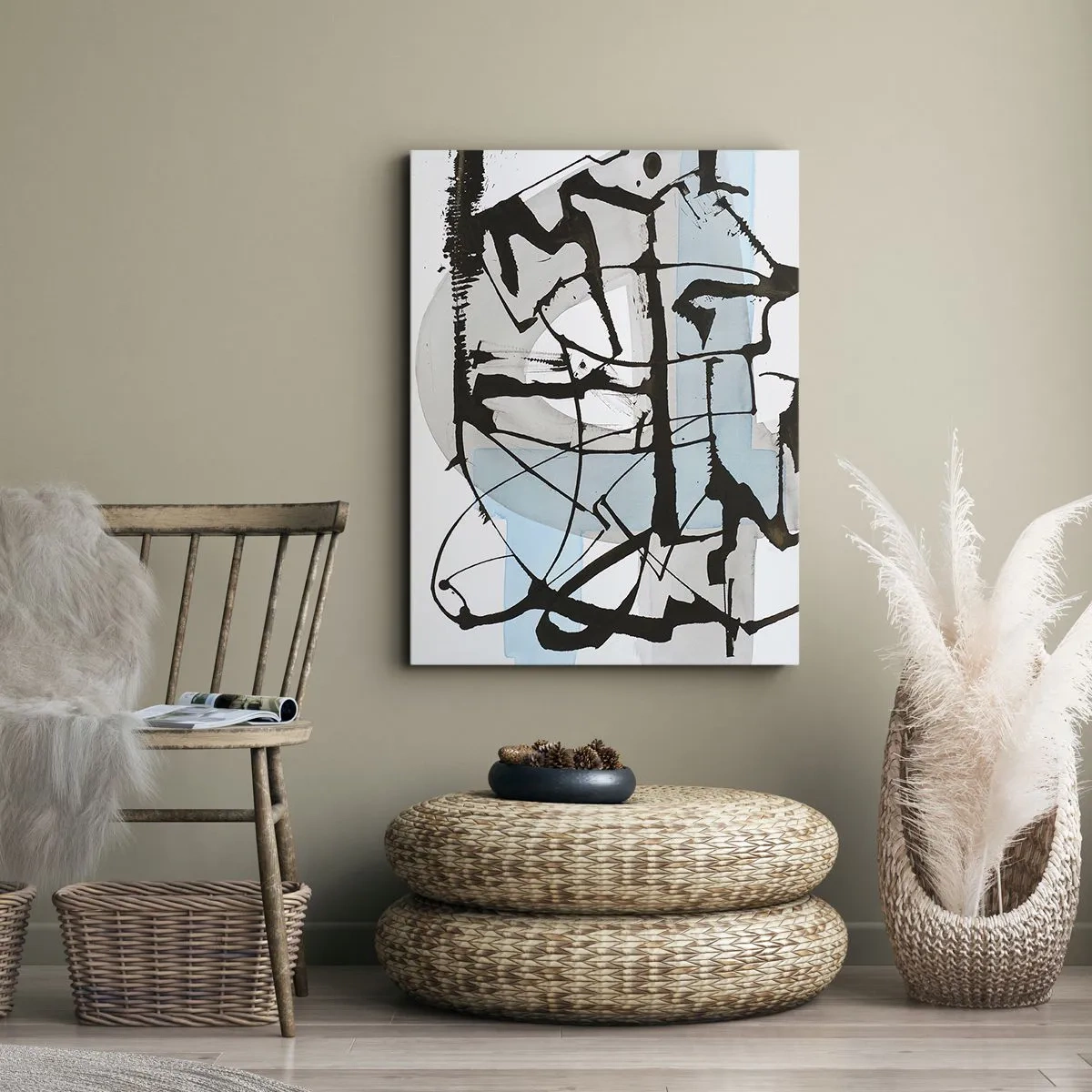 Obraz na plátne - Aj napriek tomu modrý - 80x120 cm