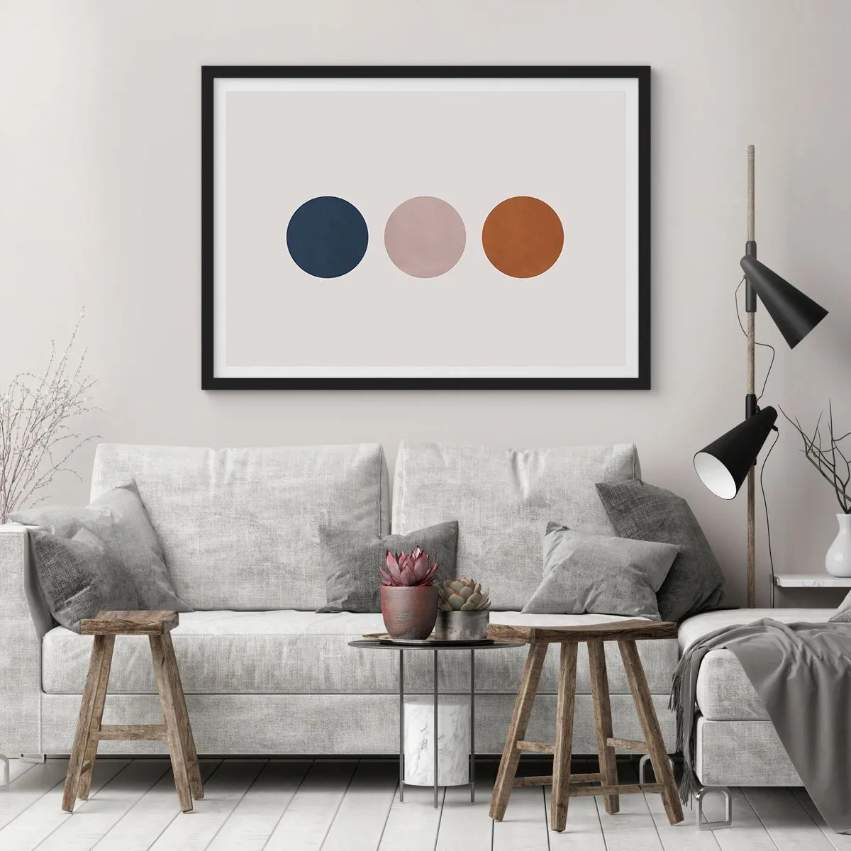 Plagát v čiernom ráme - Symbol dokonalosti - 70x50 cm