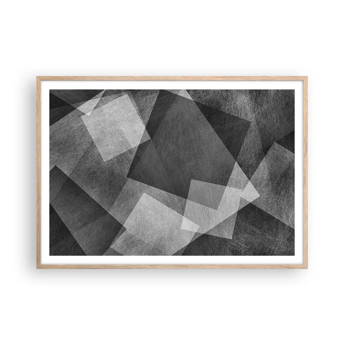 Plagát v ráme zo svetlého duba - Odveký symbol trvalosti a poriadku - 100x70 cm