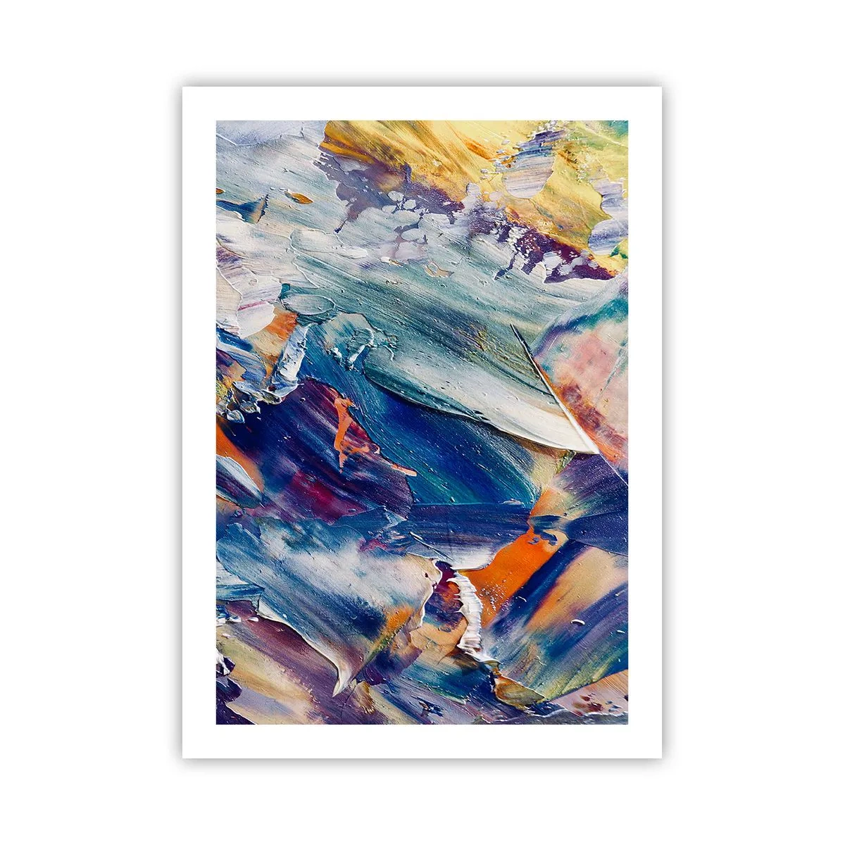 Plagát - Chaos farieb - 50x70 cm