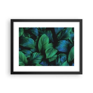 Plagát v čiernom ráme - V zelenom dave - 40x30 cm