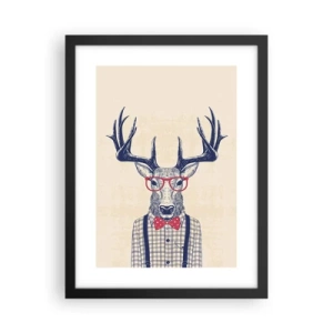 Plagát v čiernom ráme - Zábavná extravagancia - 30x40 cm