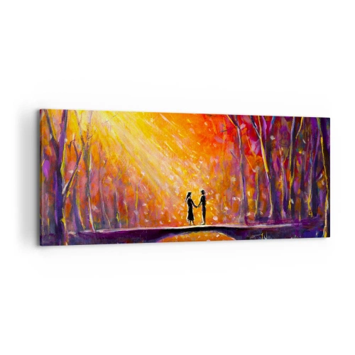 Obraz na plátne - Nebo ich tiež miluje - 100x40 cm