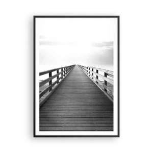 Plagát v čiernom ráme - Do diaľky… - 70x100 cm