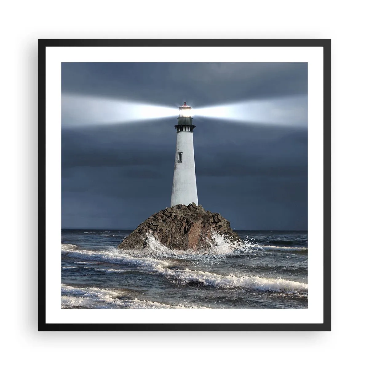 Plagát v čiernom ráme - Tu…tu…tuná! - 60x60 cm