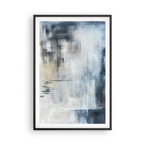 Plagát v čiernom ráme - Za závojom modrej - 61x91 cm