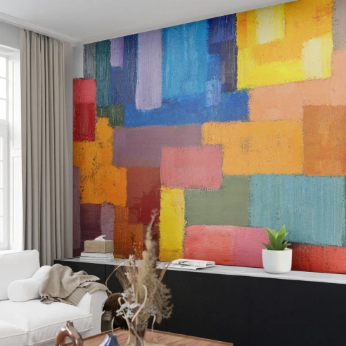 Fototapeta na mieru Premium Canvas - Každý iný, všetky farebné - Abstrakcia, Kus, Moderný vzor