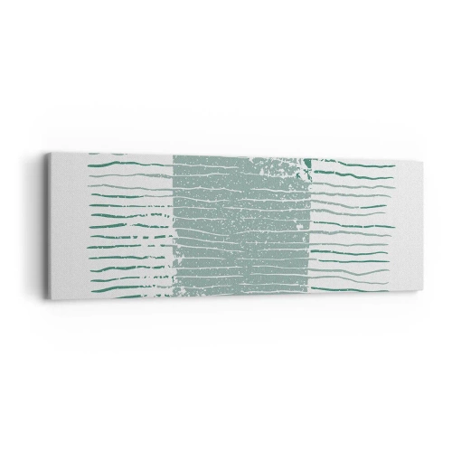 Obraz na plátne - Morská abstrakcia - 90x30 cm