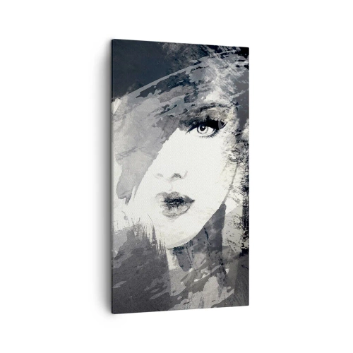 Obraz na plátne - Za šedým závojom - 45x80 cm