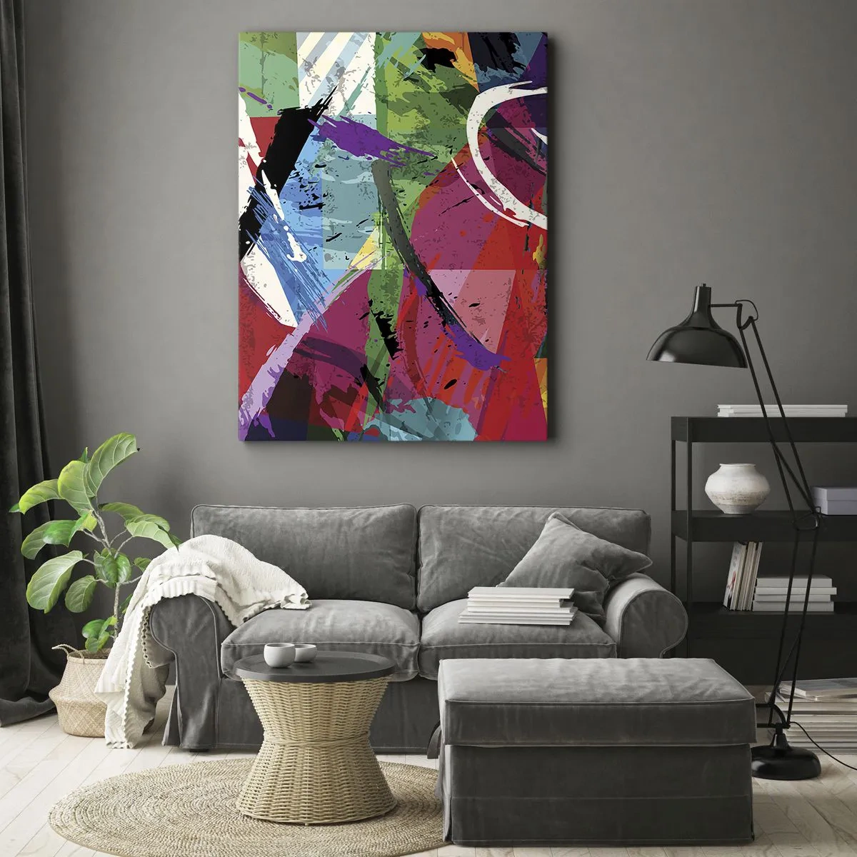 Obraz na plátne - Rýchlo, živo a čulo - 50x70 cm
