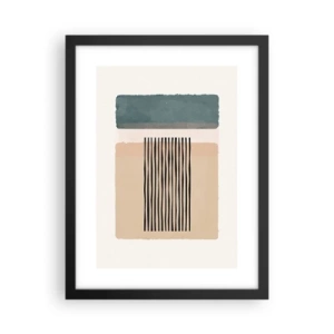 Plagát v čiernom ráme - Všetko v poriadku - 30x40 cm