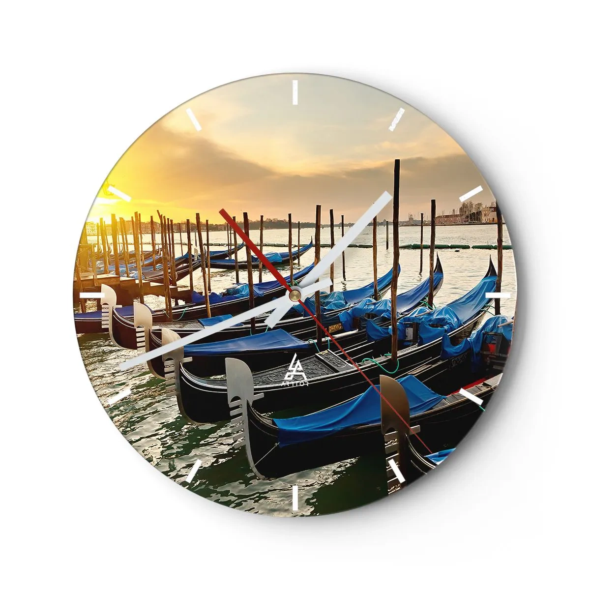 Nástenné hodiny - Kým nastane zmätok - 40x40 cm