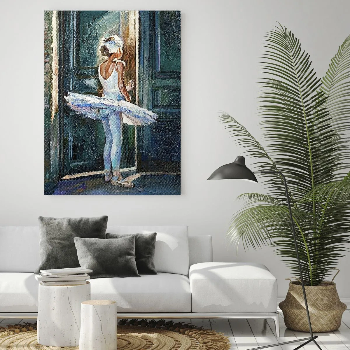 Obraz na skle - Pred predstavením - 50x70 cm