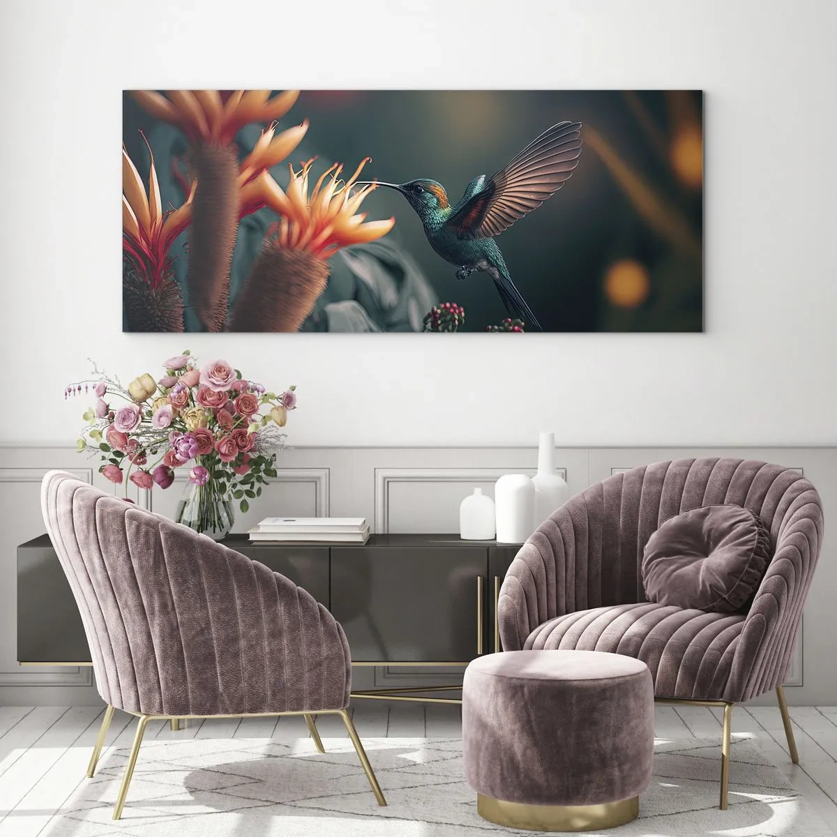 Obraz na skle - Skutočne pestrý život - 100x40 cm