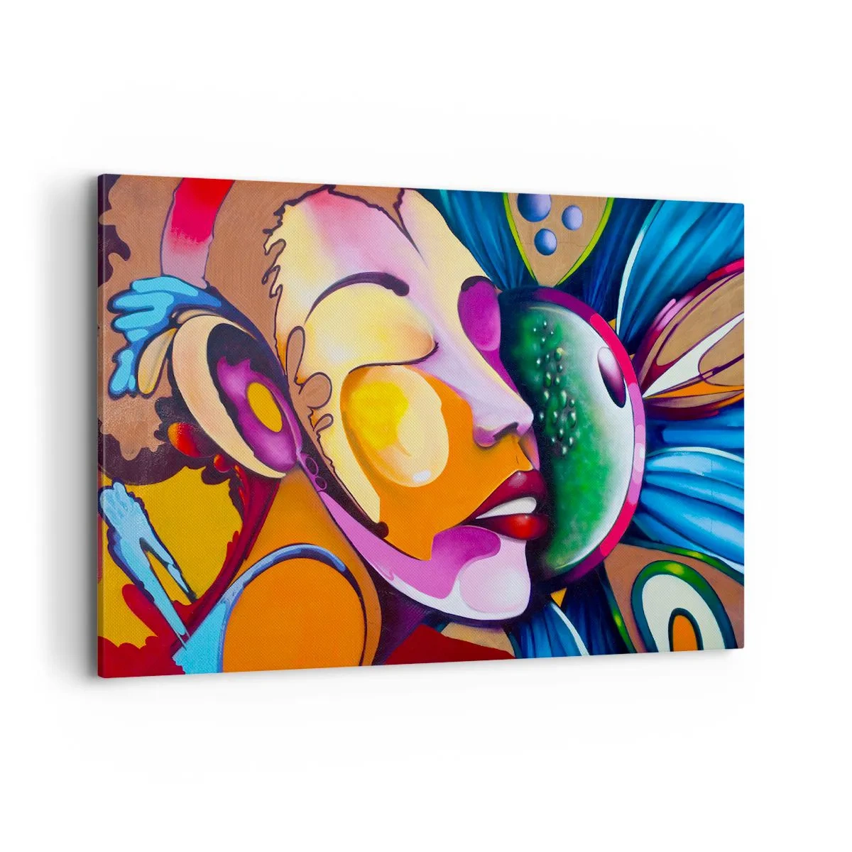 Obraz na plátne - Dotknúť sa farbou - 120x80 cm