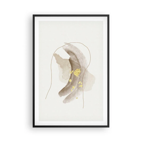 Plagát v čiernom ráme - Vesmírna bytosť - 61x91 cm