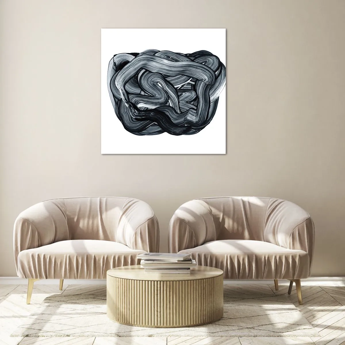 Obraz na skle - Nie je to tak jednoduché - 30x30 cm