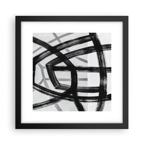 Plagát v čiernom ráme - Hĺbka - 30x30 cm