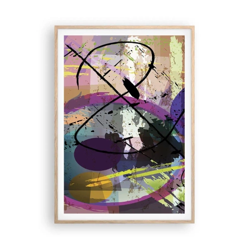 Plagát v ráme zo svetlého duba - Možno priamo alebo okolo - 70x100 cm