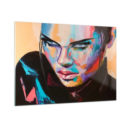 Obraz na skle - Divokosť v srdci - 100x70 cm