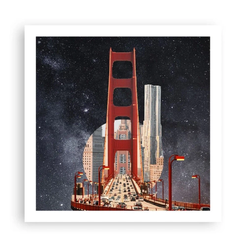 Plagát - Vždy v centre - 60x60 cm