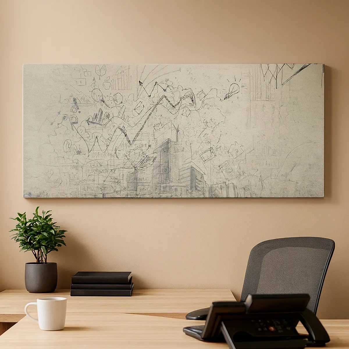 Obraz na plátne - Môj skvelý mestský život - 30x30 cm