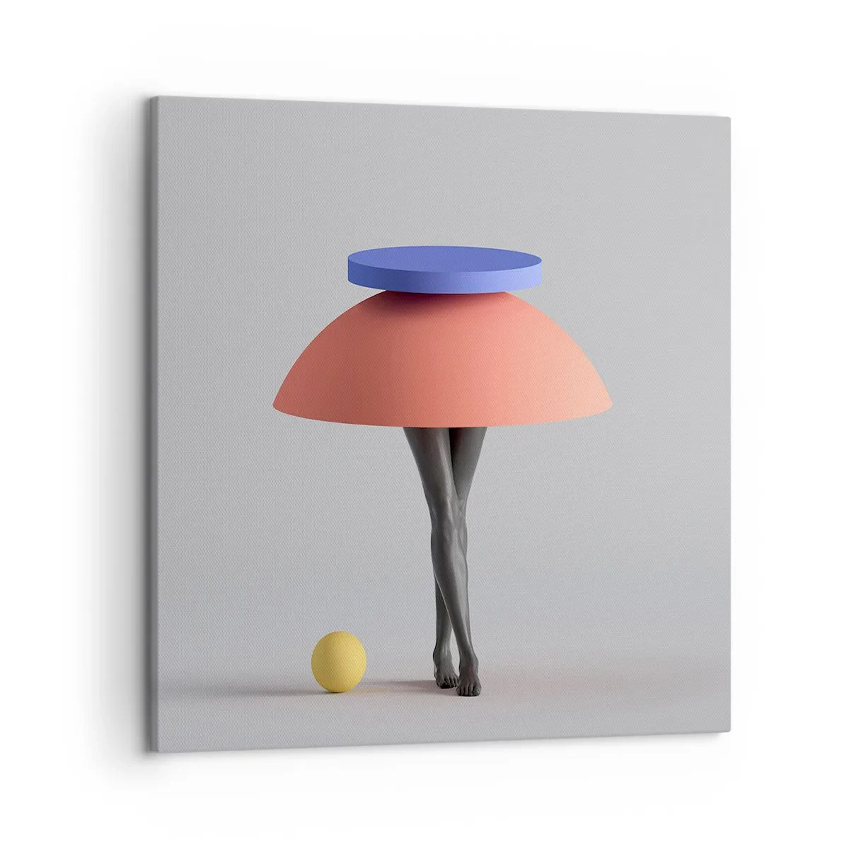 Obraz na plátne - Surrealistická kompozícia - 50x50 cm