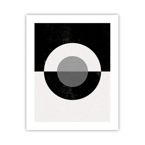 Plagát - Harmónia v čiernej a bielej - 40x50 cm