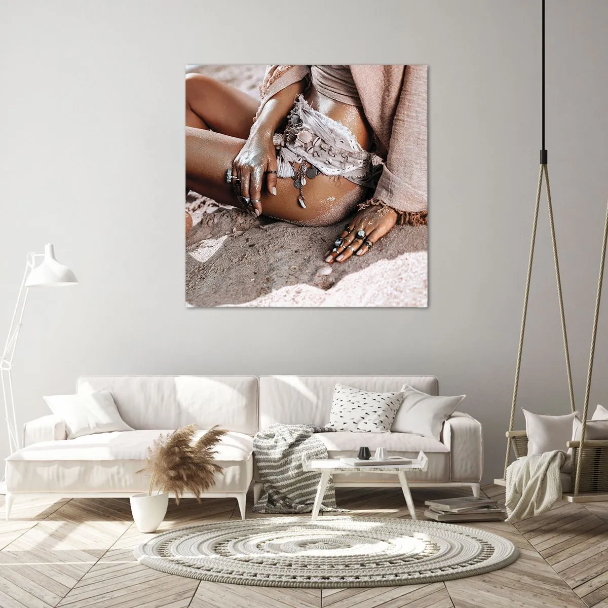 Obraz na plátne - Vyplavená na breh? - 40x40 cm