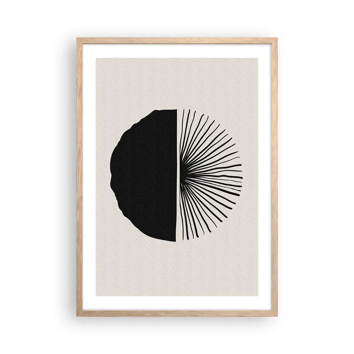 Plagát v ráme zo svetlého duba - Viac možností - 50x70 cm