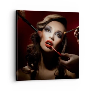 Obraz na plátne - Krásna zasnená - 30x30 cm